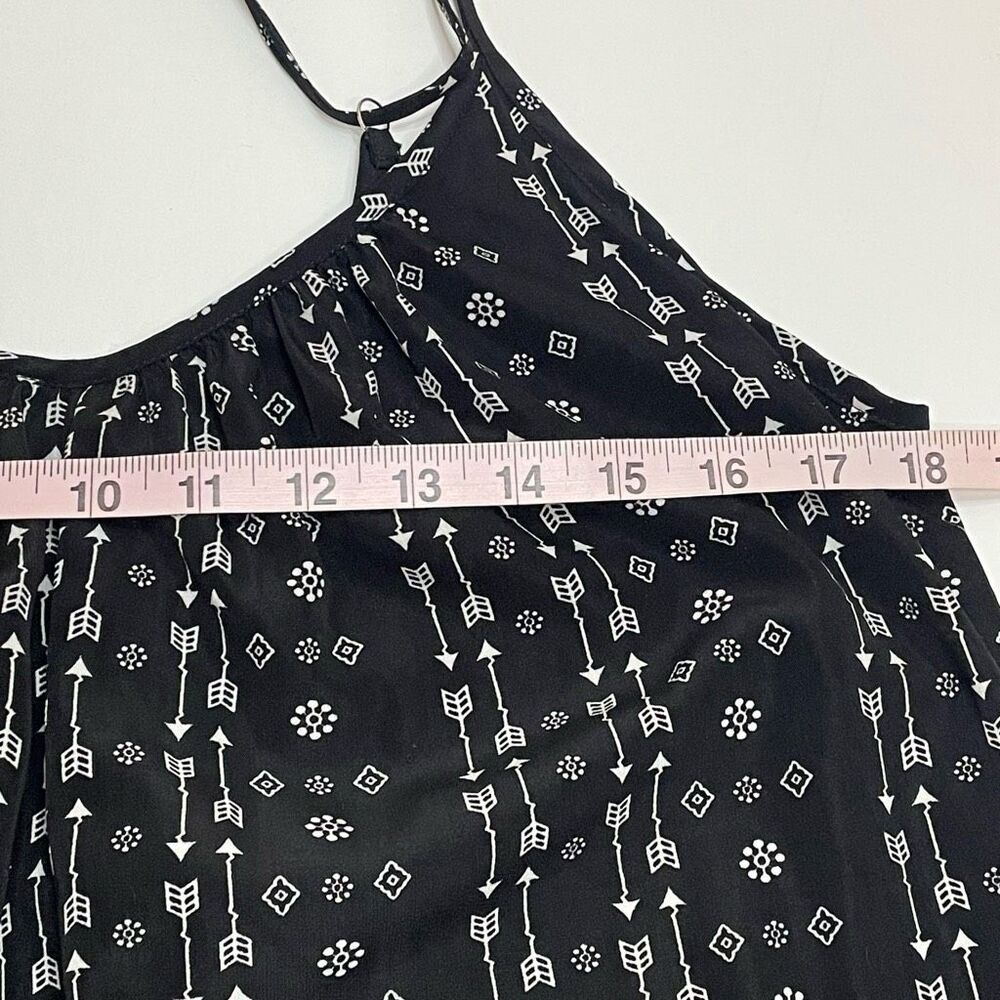 Oversize Boho One Piece Black and White Print Jumpsuit Size Medium - Picture 8 of 10